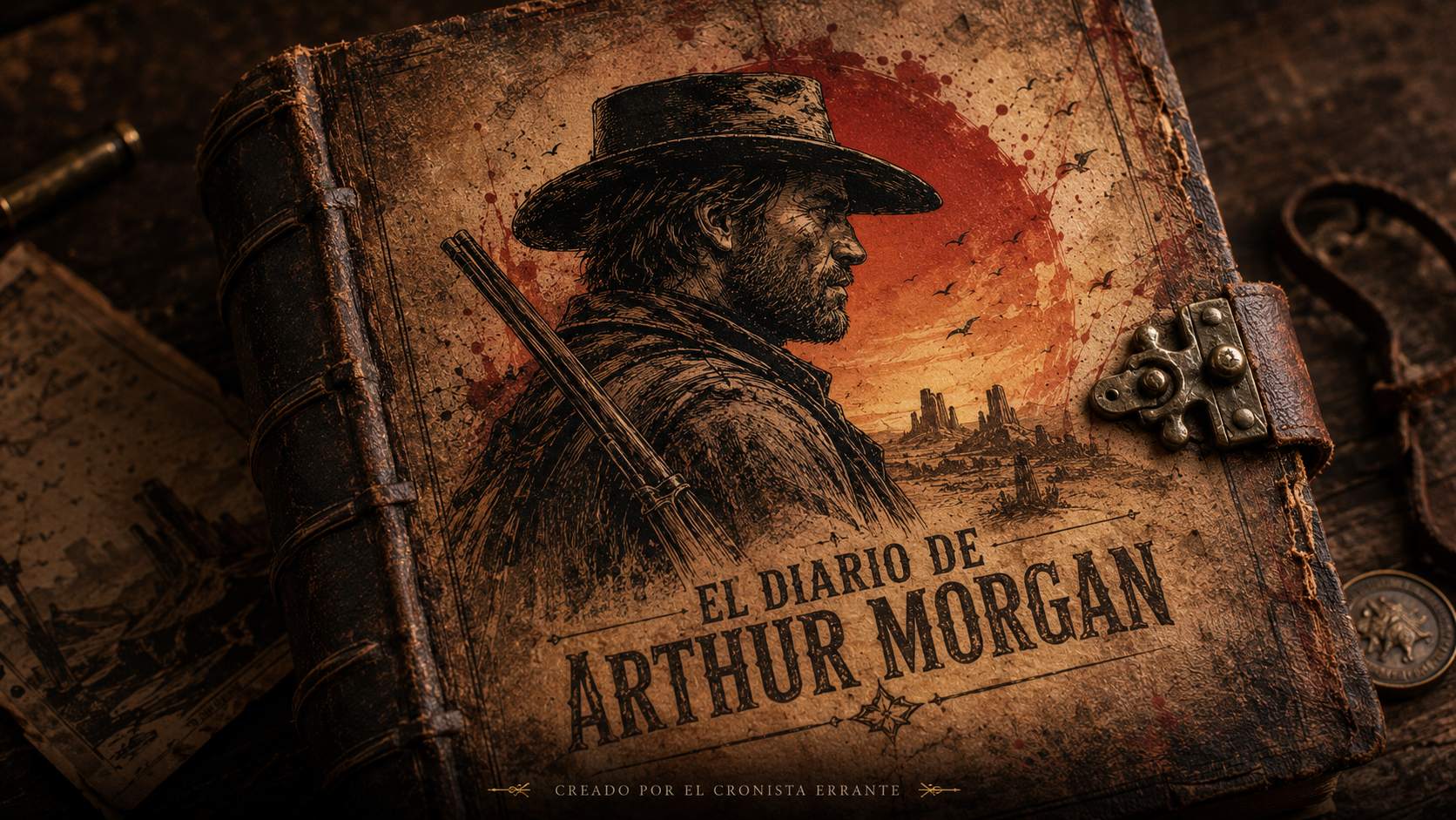 Portada de El legado del ocaso, el diario de Arthur Morgan